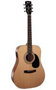 Guitarra Electroacustica Dreadnought c/funda CORT AD810E-OP