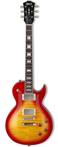 Guitarra Electrica (H-H) Les Paul c/EMG Cherry Sunburst CORT CR-280 CS*