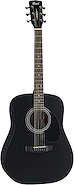 Guitarra Electroacustica Dreadnought c/funda CORT AD810E-BKS