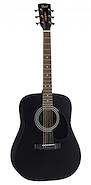 Guitarra Acustica Dreadnought c/funda CORT AD810-BKS