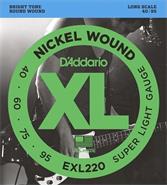 Encordado para Bajo Super Light Niquel 040 DADDARIO EXL220