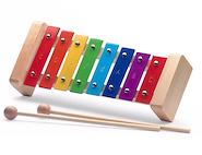 Metalofon Infantil De Colores - 8 Notas DENVER TL8-6