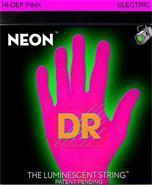 Encordado para Guitarra Electrica Neon Pink 010 DR NPE-10* (OUTLET)