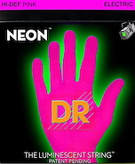 Encordado para Guitarra Electrica Neon Pink 009 DR NPE-9* (OUTLET)