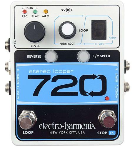 Pedal de Efecto para Guitarra-Bajo Looper ELECTRO HARMONIX 720 STEREO LOOPER