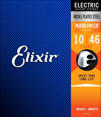 Encordado para Electrica 010 Nickel Plated Steel NANOWEB ELIXIR 12052