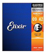 Encordado para Electrica 009 Nickel Plated Steel NANOWEB ELIXIR 12002