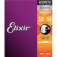 Encordado para Acustica 013 Bronze 80/20 NANOWEB ELIXIR 11102