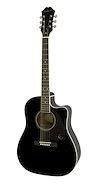 Guitarra Electroacustica c/Corte NEGRA EPIPHONE AJ-220SCE EB