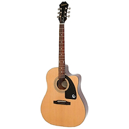 Guitarra Acustica c/Corte NATURAL EPIPHONE AJ-100EC NAT / J-15EC