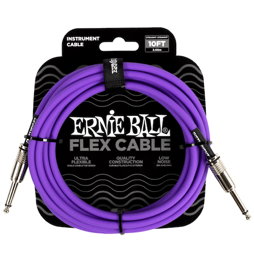 Cable Plug - Plug Flex 3 mts. PURPURA ERNIE BALL P06415