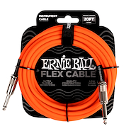 Cable Plug - Plug Flex 6 mts. NARANJA ERNIE BALL P06421
