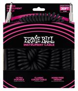 Cable para Instrumento Espiralado 9mts. Negro ERNIE BALL P06044