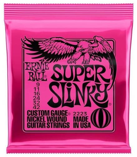 Encordado para Electrica Slinky Nickel Wound 9-42 ERNIE BALL P02223