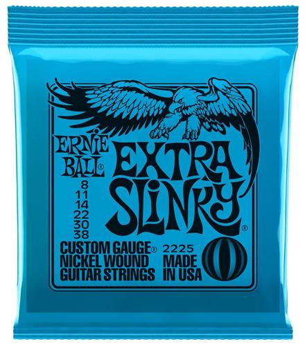 Encordado para Electrica Slinky Nickel Wound 8-38 ERNIE BALL P02225