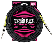 Cable Plug - Plug Standard 6 mts. NEGRO ERNIE BALL P06046