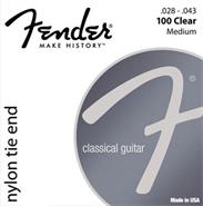 Encordado para Guitarra Clasica Nylon Sylver FENDER 100CLEAR 073-0100-400