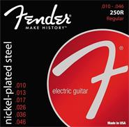 Encordado para Guitarra Electrica 010 Nickel Plated Steel FENDER 250R