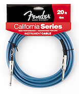 Cable Plug Plug California Series Lake Placid Blue 6 mts.  FENDER 099-0520-002