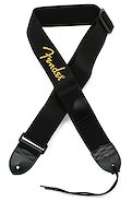 Correa Negra de Polyester De 2" Logo Amarillo FENDER 099-0662-070
