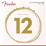 Encordado para Acústica 80/20 Bronce Wound 012-052 FENDER 073-0070-40