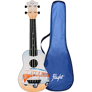 Ukelele Soprano de Fibra con Funda FLIGHT TUS25 BUS