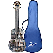 Ukelele Soprano de Fibra con Funda FLIGHT TUS40 ARCANA