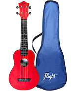 Ukelele Soprano de Fibra con Funda FLIGHT TUS35RD