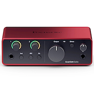 Placa Interfaz de Audio FOCUSRITE Scarlett Solo (4ta Generación)