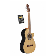 Guitarra Clasica Criolla con corte y Eq FONSECA 39KEC