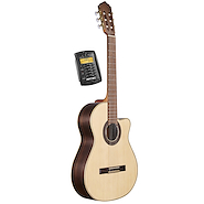 Guitarra Clasica Criolla con corte y Eq Mate FONSECA 40KECM