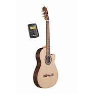 Guitarra Clasica Criolla con corte y Eq 3/4 FONSECA 41KEC