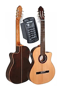 Guitarra Clasica Criolla con corte y Eq 3/4 FONSECA 41KEC