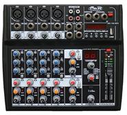 Consola Mixer de Sonido 8 Canales 2ST + 4M c/MP3 GBR MD755 MP3
