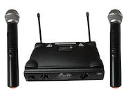 Microfono Inalámbrico Doble de Mano UHF GBR 3MG-UHF-230