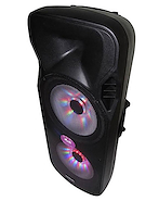 Parlante Bafle Potenciado Torre 2x15" con Bateria GBR PL800POWERINT PARTY SERIES