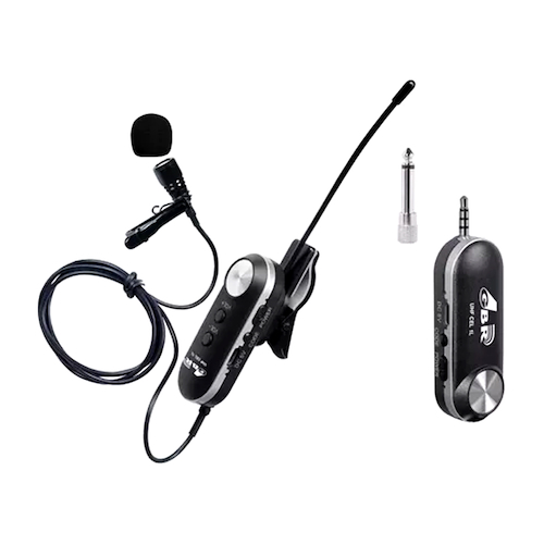 Microfono Inalambrico UHF Corbatero compatible Celulares GBR 3MG-UHF CEL 1L
