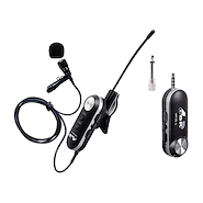 Microfono Inalambrico UHF Corbatero compatible Celulares GBR 3MG-UHF CEL 1L