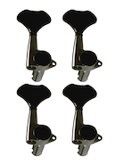 Clavijas para Bajo 4 en Linea Blindada GOTOH G-3026-BK