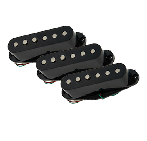 Microfono para Guitarra Strato Set de 3 Negro GUITAR TEC GS01 bk (x3)