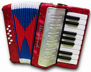 Acordeon Infantil 8 Bajos 17 Miniteclas HEIMOND ST-104