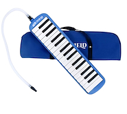 Melodica a Piano 32 Notas Azul con Funda HETFIELD FM32KBL