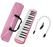 Melodica a Piano 32 Notas Rosa con Funda HETFIELD FM32KP