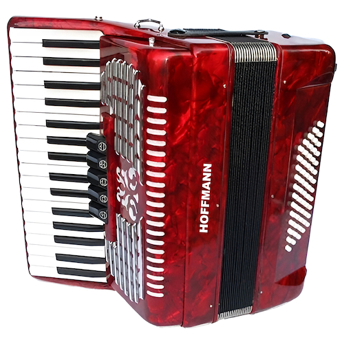Acordeon a Piano 60 bajos - 34 Teclas c/Estuche HOFFMANN TA-6034