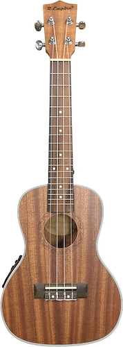 Ukelele Concert Concierto SAPELE nat c/EQ y funda (R.EMPIRE) HOFFMANN KU-SA-C-EQ