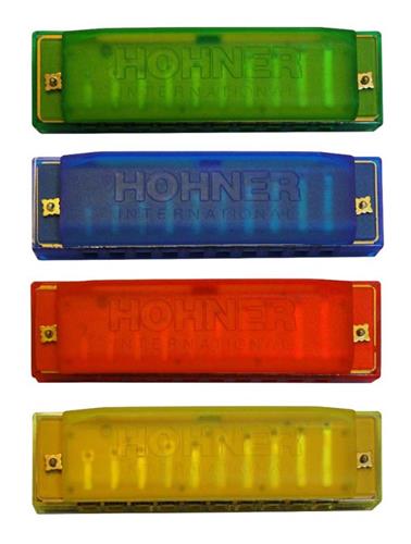 Armonica Multicolor Diatonica en C Plastica (Colores Varios) HOHNER CCH48S