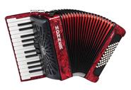 Acordeon a Piano 60 Bajos Rojo HOHNER BRAVO A16971S