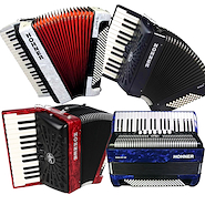 Acordeon a Piano 60 Bajos HOHNER BRAVO60