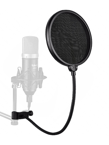 Anti Pop - Pop Filter para Microfonos Condenser Doble Tela HUGEL BF8