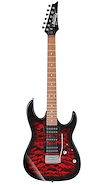 Guitarra Electrica HSH Transparent Red IBANEZ GRX70QATRB